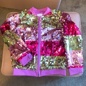 Zip-up Sequenced Jacket 💓